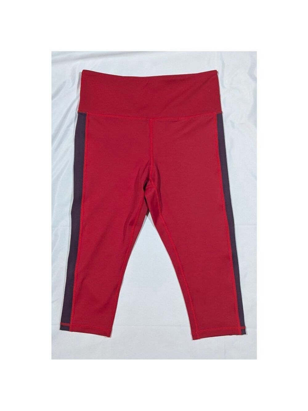 Zyia Active Red Crop Leggings Capri Yoga Pants Size 6 8